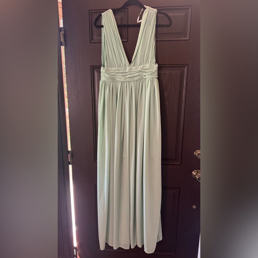 Soieblu Light Green Maxi Dress
